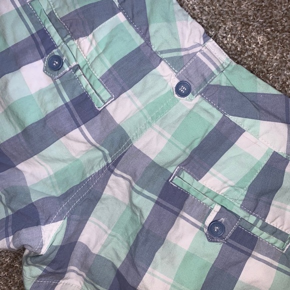 Maurices Plaid Multicolor Buttoned Shorts - Picture 7 of 7